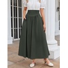 image:imageScarlet Darkness Women Renaissance Maxi Skirt Victorian Flowy Long SkirtsDeep Green