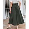image:imageScarlet Darkness Women Renaissance Maxi Skirt Victorian Flowy Long SkirtsDeep Green