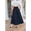 image:imageScarlet Darkness Women Renaissance Maxi Skirt Victorian Flowy Long SkirtsNavy Blue