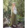 image:imageScarlet Darkness Women Renaissance Maxi Skirt Victorian Flowy Long SkirtsOlive Green