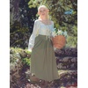 image:imageScarlet Darkness Women Renaissance Maxi Skirt Victorian Flowy Long SkirtsOlive Green
