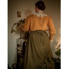 image:imageScarlet Darkness Women Renaissance Maxi Skirt Victorian Flowy Long SkirtsOlive Green