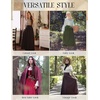 image:imageScarlet Darkness Women Renaissance Maxi Skirt Victorian Flowy Long SkirtsWhite