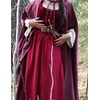 image:imageScarlet Darkness Women Renaissance Maxi Skirt Victorian Flowy Long SkirtsWine Red