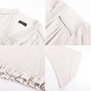 image:imageScarlet Darkness Women Renaissance Peasant Shirt Bell Sleeve Pirate TopIvory White