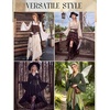 image:imageScarlet Darkness Women Renaissance Peasant Shirt Bell Sleeve Pirate TopOatmeal