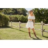 image:imageScarlet Darkness Women Renaissance Pirate Flowy Mini Skirts with ShortsWhite