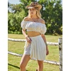 image:imageScarlet Darkness Women Renaissance Pirate Flowy Mini Skirts with ShortsWhite