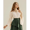 image:imageScarlet Darkness Women Renaissance Shirt Off Shoulder Bell Sleeve TopsApricot