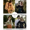 image:imageScarlet Darkness Women Renaissance Shirt Off Shoulder Bell Sleeve TopsApricot