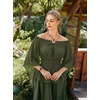 image:imageScarlet Darkness Women Renaissance Shirt Off Shoulder Bell Sleeve TopsOlive Green