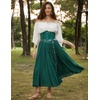 image:imageScarlet Darkness Women Renaissance Shirt Off Shoulder Bell Sleeve TopsWhite