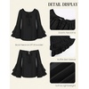 image:imageScarlet Darkness Women Renaissance Shirt Off Shoulder Pirate TopsBlack