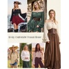 image:imageScarlet Darkness Women Renaissance Shirt Off Shoulder Pirate TopsEden Green
