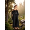 image:imageScarlet Darkness Womens Corset Waist Renaissance Fairycore Costume DressBlack