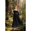 image:imageScarlet Darkness Womens Corset Waist Renaissance Fairycore Costume DressBlack