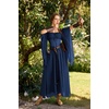 image:imageScarlet Darkness Womens Corset Waist Renaissance Fairycore Costume DressDark Blue