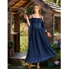 image:imageScarlet Darkness Womens Corset Waist Renaissance Fairycore Costume DressDark Blue