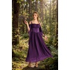 image:imageScarlet Darkness Womens Corset Waist Renaissance Fairycore Costume DressDeep Purple