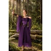 image:imageScarlet Darkness Womens Corset Waist Renaissance Fairycore Costume DressDeep Purple