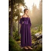 image:imageScarlet Darkness Womens Corset Waist Renaissance Fairycore Costume DressDeep Purple