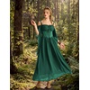 image:imageScarlet Darkness Womens Corset Waist Renaissance Fairycore Costume DressEden Green
