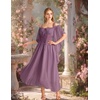 image:imageScarlet Darkness Womens Corset Waist Renaissance Fairycore Costume DressLight Lilac