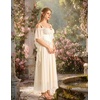 image:imageScarlet Darkness Womens Corset Waist Renaissance Fairycore Costume DressOyster White