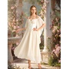 image:imageScarlet Darkness Womens Corset Waist Renaissance Fairycore Costume DressOyster White