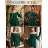 image:imageScarlet Darkness Womens Renaissance Off Shoulder Long Sleeve Mini DressEmerald Green
