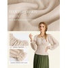 image:imageScarlet Darkness Womens Renaissance Peasant Blouse Lace Off Shoulder TopsApricot