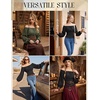 image:imageScarlet Darkness Womens Renaissance Peasant Blouse Lace Off Shoulder TopsBlack