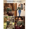 image:imageScarlet Darkness Womens Renaissance Peasant Blouse Lace Off Shoulder TopsEden Green