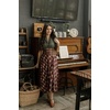 image:imageScarlet Darkness Womens Work Tops Elegant Short Sleeve Victorian BlouseArmy Green