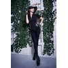image:imageScarlet Darkness Womens Work Tops Elegant Short Sleeve Victorian BlouseBlack
