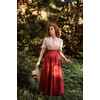 image:imageScarlet Darkness Womens Work Tops Elegant Short Sleeve Victorian BlouseFlesh Color