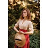 image:imageScarlet Darkness Womens Work Tops Elegant Short Sleeve Victorian BlouseFlesh Color