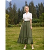 image:imageScarlet Darkness Womens Work Tops Elegant Short Sleeve Victorian BlouseWhite