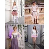image:imageScarlet Darkness Womens Y2K Lace Tops Cute Boho Mesh Bell Sleeve Goth ShirtIvory White