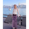 image:imageScarlet Darkness Womens Y2K Lace Tops Cute Boho Mesh Bell Sleeve Goth ShirtIvory White