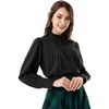 image:imageSCARLET DARKNESS Gothic Victorian Blouse Tops for Women 2026 Cotton Long Sleeve Renaissance ShirtBlack