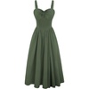 image:imageScarlet Darkness Corset Midi Dress Women Cocktail Party Milkmaid SundressOlive Green