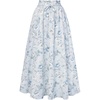 image:imageScarlet Darkness Floral Maxi Skirts for Women Summer Victorian Long SkirtSoft Blue