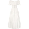 image:imageScarlet Darkness Off Shoulder Puff Sleeve Renaissance Cottage Pirate DressWhite