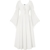 image:imageScarlet Darkness Renaissance Costume Women Peasant Medieval Maxi DressWhite
