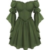 image:imageScarlet Darkness Renaissance Dress Women Off Shoulder Pirate Fairy CostumeGreen