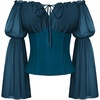 Deep Peacock Blue