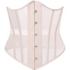 image:imageScarlet Darkness Women Corset Belt Renaissance Underbust Mesh Wide CorsetApricot
