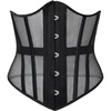 image:imageScarlet Darkness Women Corset Belt Renaissance Underbust Mesh Wide CorsetBlack