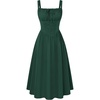 image:imageScarlet Darkness Women Corset Midi Dress Homecoming Cocktail Party SundressArmy Green